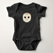 Barn Owl Baby One-Piece Bodysuit Baby Strampler (Vorderseite)