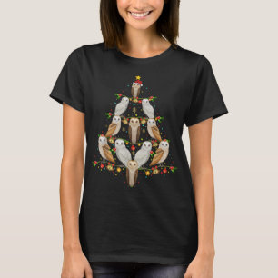 Barn Owl Bird Weihnachtsbaum Geschenk Weihnachten T-Shirt