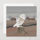 Barn Owl Card (Vorne/Hinten)