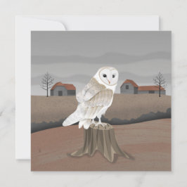 Barn Owl Card