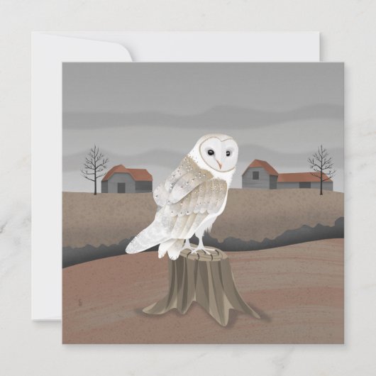 Barn Owl Card (Vorderseite)