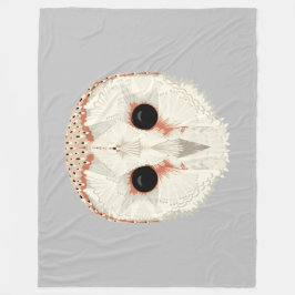 Barn Owl Fleece Blanket