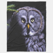 BARN OWL FLEECEDECKE (Vorderseite)