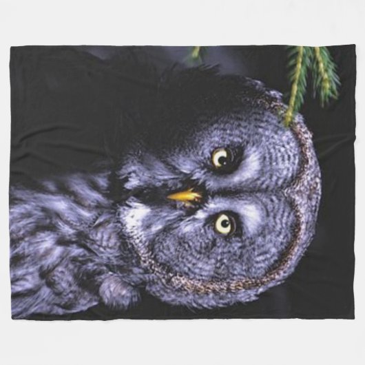 BARN OWL FLEECEDECKE (Vorderseite (Horizontal))