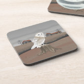 Barn Owl Getränkeuntersetzer (Linke Seite)