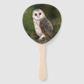Barn Owl Hand Fan Fächer (Vorderseite)