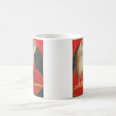 Barn Owl Herz Tree Stars Valentine Kaffeetasse (Mittel)