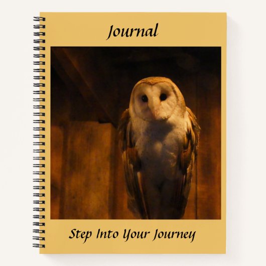 Barn Owl Journal Notizblock (Vorderseite)