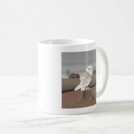 Barn Owl Kaffeetasse (VorderseiteRechts)
