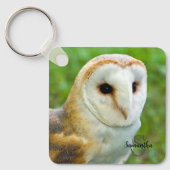 Barn Owl Keyring Schlüsselanhänger (Vorderseite)