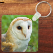 Barn Owl Keyring Schlüsselanhänger (Rückseite)