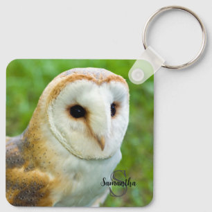 Barn Owl Keyring Schlüsselanhänger