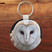 Barn Owl Keyring Schlüsselanhänger (Vorderseite)