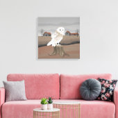 Barn Owl Leinwanddruck (Insitu (Wohnzimmer))