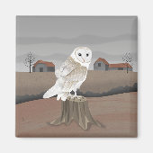 Barn Owl Magnet (Vorne)