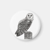 Barn Owl Magnet (Vorne)