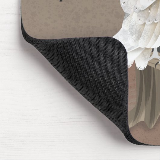 Barn Owl Mousepad (Ecke)