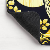 Barn Owl Nature Lovers Owls Tree Earth Day Mousepad (Ecke)