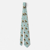 Barn Owl Neck Tie Krawatte (Rückseite)