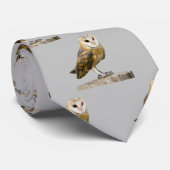 Barn Owl Neck Tie Krawatte (Gerollt)