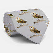 Barn Owl Neck Tie Krawatte (Gerollt)