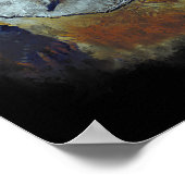 Barn Owl Painting Owl Art Poster (Ecke)