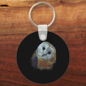 Barn Owl Painting Owl Art  Schlüsselanhänger (Vorderseite)