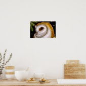 BARN OWL Poster (Küche)