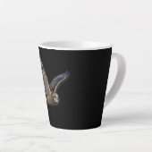 Barn Owl Spirit Animal Nature und Outdoor Lover Milchtasse (Rechte Ecke)