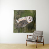 Barn Owl Tapestry Wandteppich (Beispiel (Horizontal))