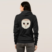 Barn Owl Zip Hoodie (Schwarz voll)