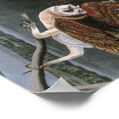 Barn Owls, die Vögel Amerikas John James Audubon Poster (Ecke)