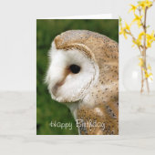 BARN OWLS KARTE (Gelbe Blume)