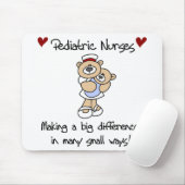 Bärn-pädiatrische Krankenschwester-T - Shirts und Mousepad (Mit Mouse)