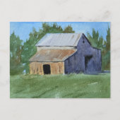 Barn Painting Watercolor  Postkarte (Vorderseite)
