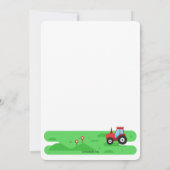 Barn Party Geburtstag Einladung (Rückseite)