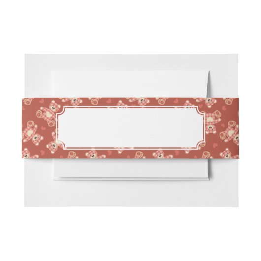 Bärn-Patchworkmuster Einladungsbanderole (Vorderseite Beispiel)