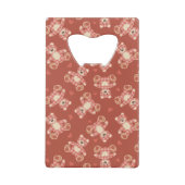 Bärn-Patchworkmuster Geldbeutel Flaschenöffner (Rückseite)