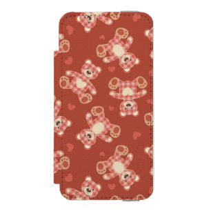 Bärn-Patchworkmuster Incipio Watson™ iPhone 5 Geldbörsen Hülle