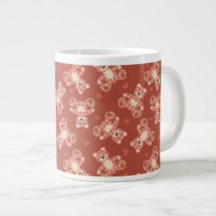 Bärn-Patchworkmuster Jumbo-Tasse