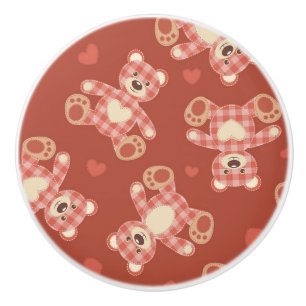 Bärn-Patchworkmuster Keramikknauf