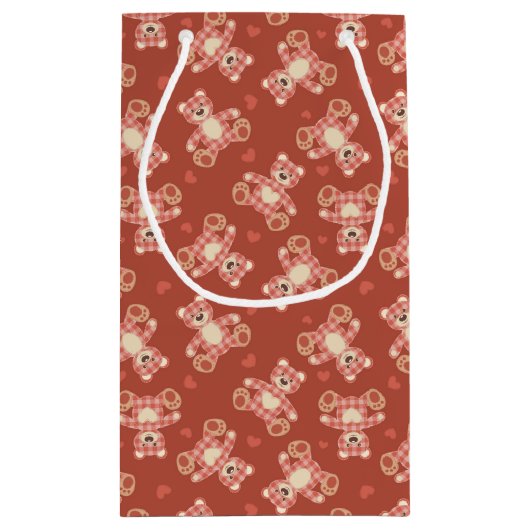 Bärn-Patchworkmuster Kleine Geschenktüte (Rückseite)