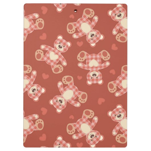 Bärn-Patchworkmuster Klemmbrett (Rückseite)