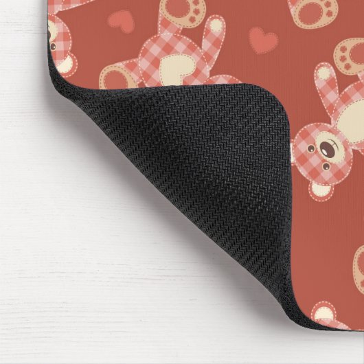 Bärn-Patchworkmuster Mousepad (Ecke)