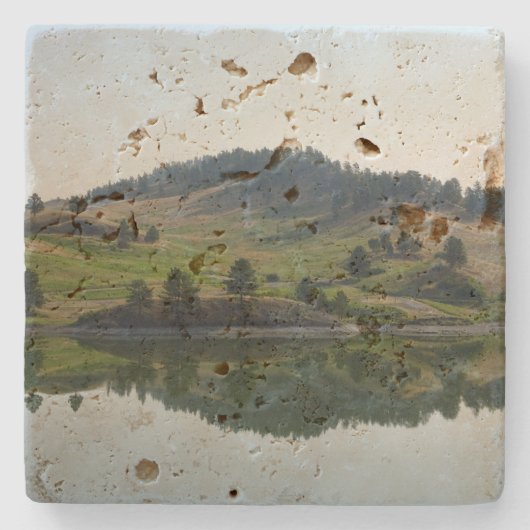 Bärn-Paw See-Untersetzer Steinuntersetzer (Vorderseite)