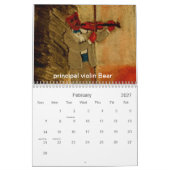 Bärn-philharmonisches Orchester Kalender (Feb 2027)