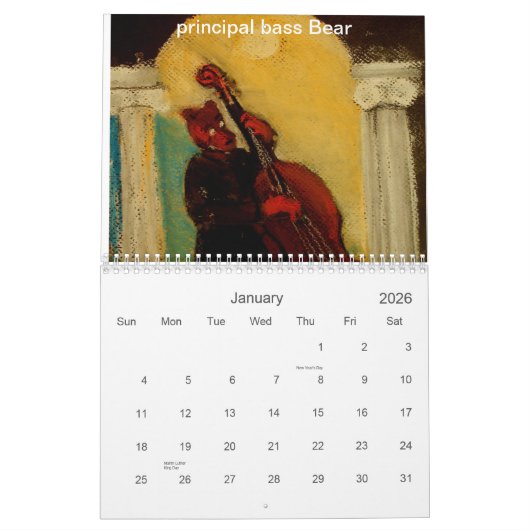 Bärn-philharmonisches Orchester Kalender (Jan 2026)