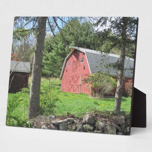 Barn Plaque Fotoplatte (Seite)