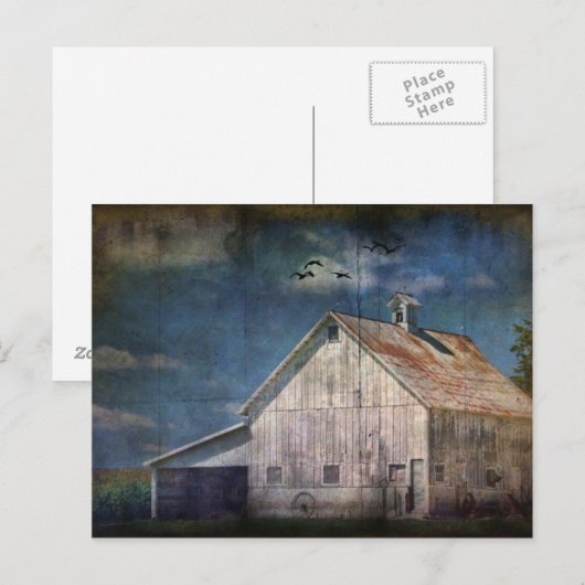 Barn Postkarte (Vorne/Hinten)
