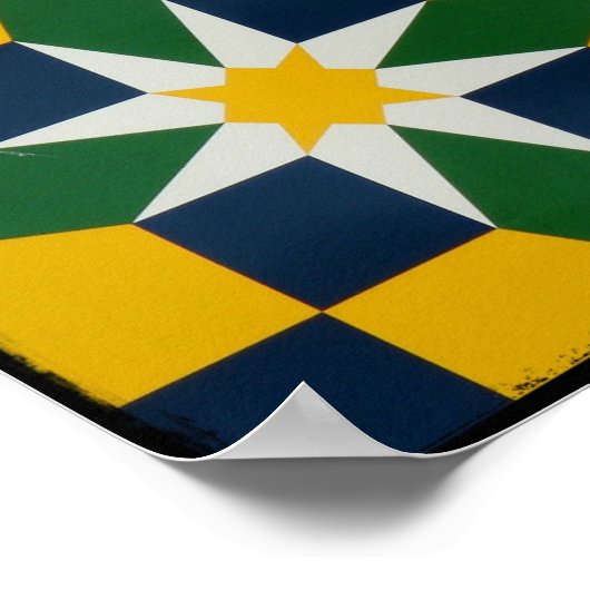 Barn Quilt Poster (Ecke)